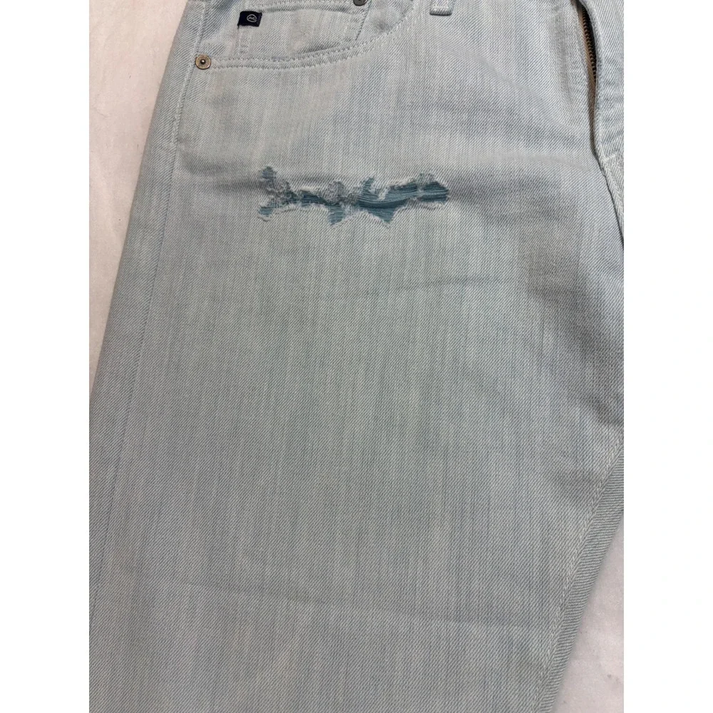 AG‎ Adriano Goldschmied The Piper Crop Slouchy Slim Jeans Distressed Size 27
